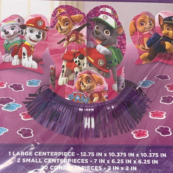Nickelodeon | Party Supplies | Paw Patrol Table Decorating Kit Birthday ...
